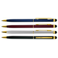 Lincoln Stylus Metal Pen- Gold Trim